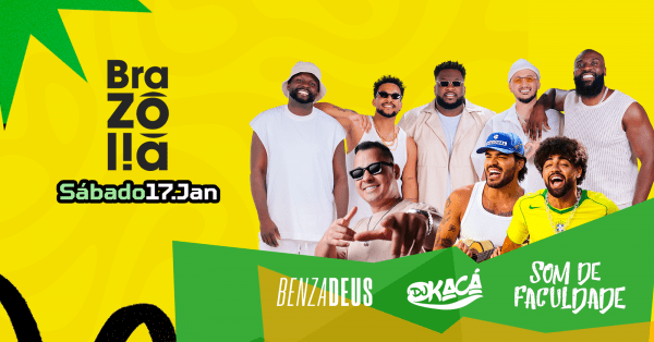 Imagem do evento Benzadeus e Som de Faculdade no Brazólia | 17.01