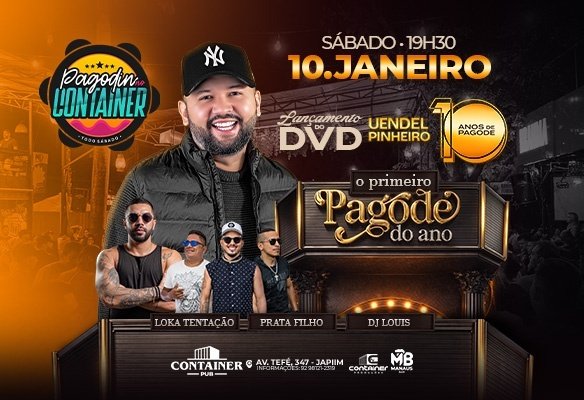 Imagem do evento Pagodin no Container - ANIVERSARIANTES