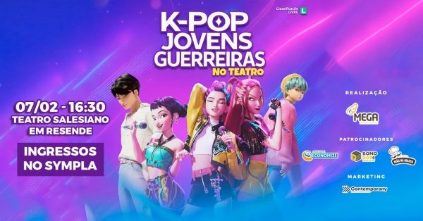 Imagem do evento Guerreiras do K-POP em Resende no Salesiano