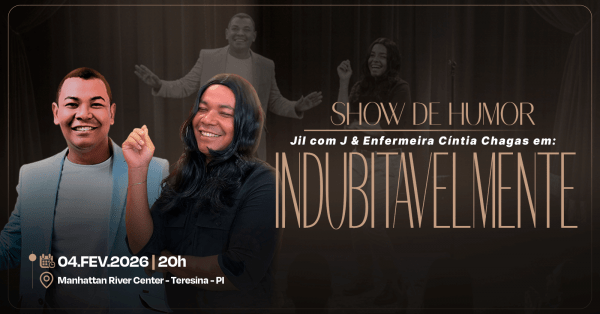 Imagem do evento Indubitavelmente JIL COM J E ENFERMEIRA CÍNTIA CHAGAS