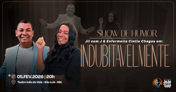 Imagem do evento INDUBITAVELMENTE JIL COM J e Enfermeira Cíntia Chagas