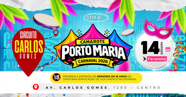 Imagem do evento CAMAROTE PORTO MARIA NA BVQQ