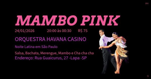 Imagem do evento MAMBO PINK