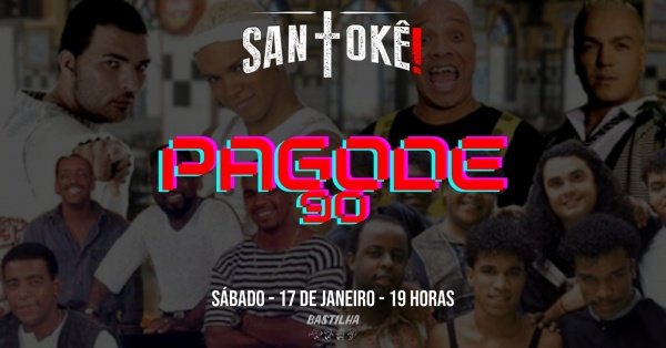 Imagem do evento SANTOKÊ!:PAGODE 90