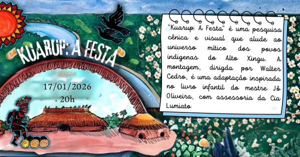 Imagem do evento KUARUP - Espetáculo Teatral por Mamulengo Sem Fronteiras