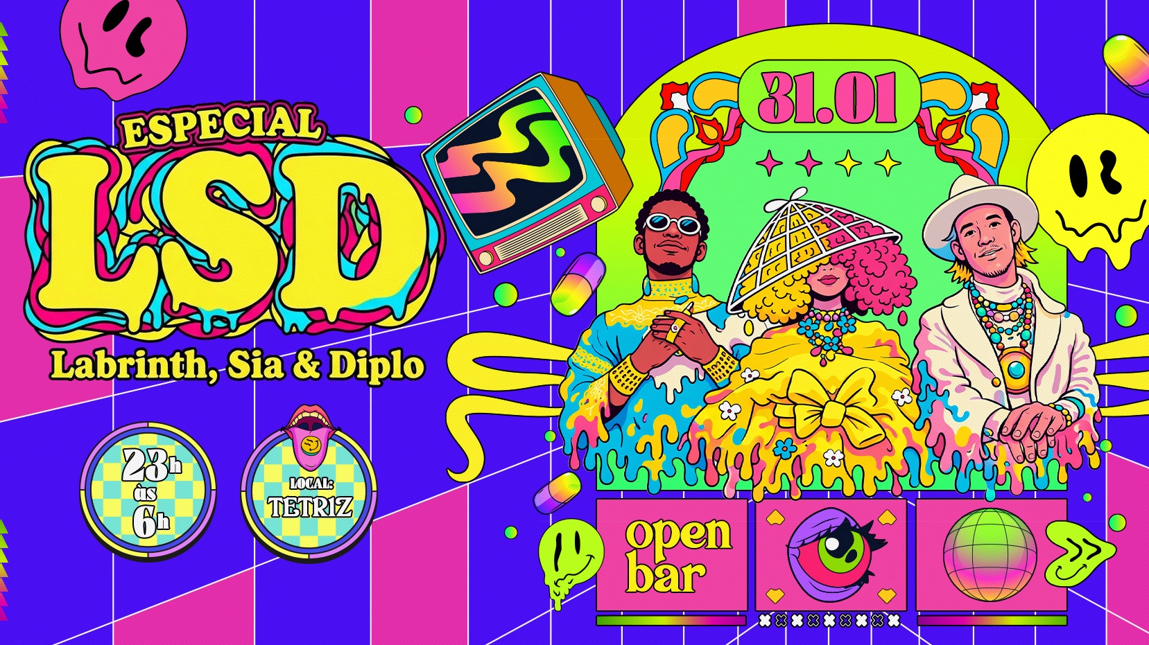 A FESTA INDIE - LSD Labrinth, Sia, Diplo - Campinas, SP