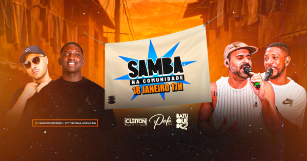 Imagem do evento SAMBA NA COMUNIDADE