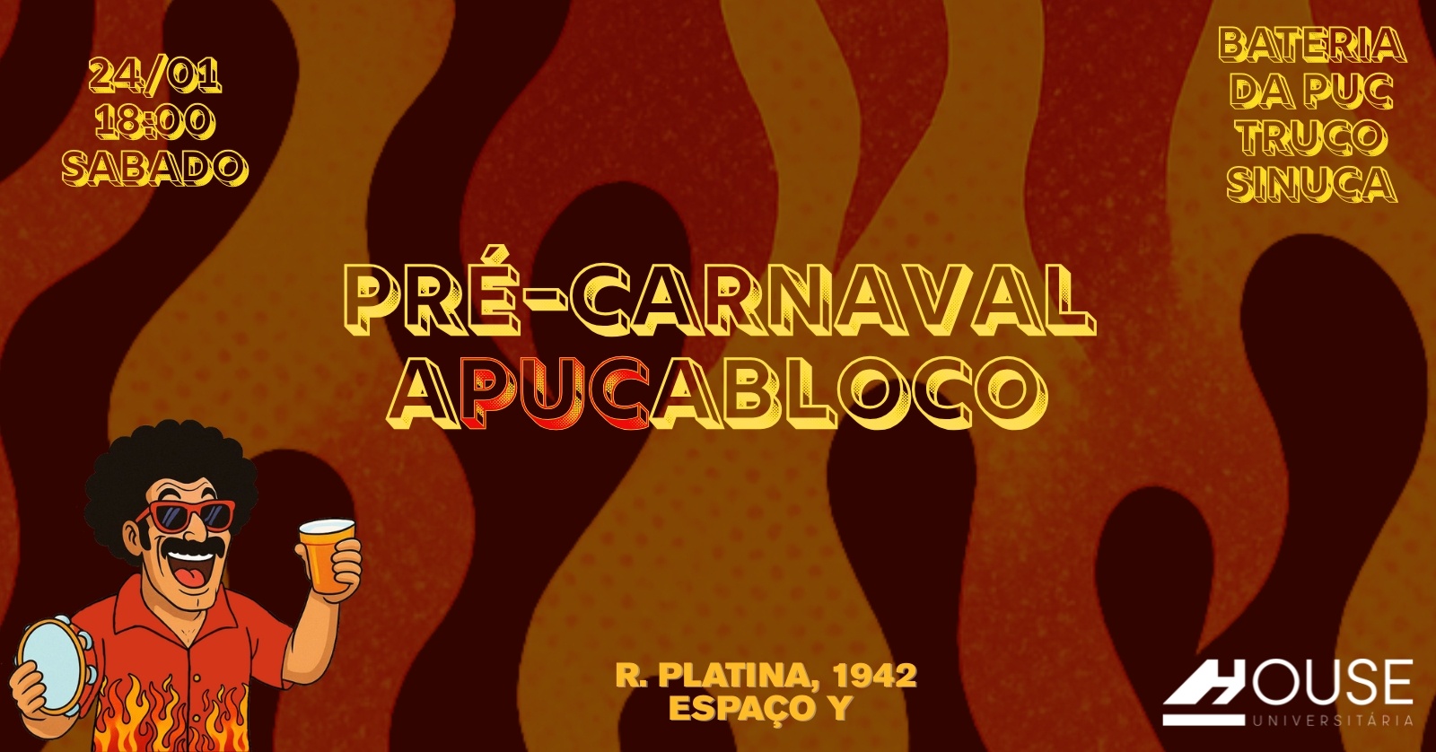 PRÉ-CARNAVAL APUCABLOCO - Belo Horizonte, MG