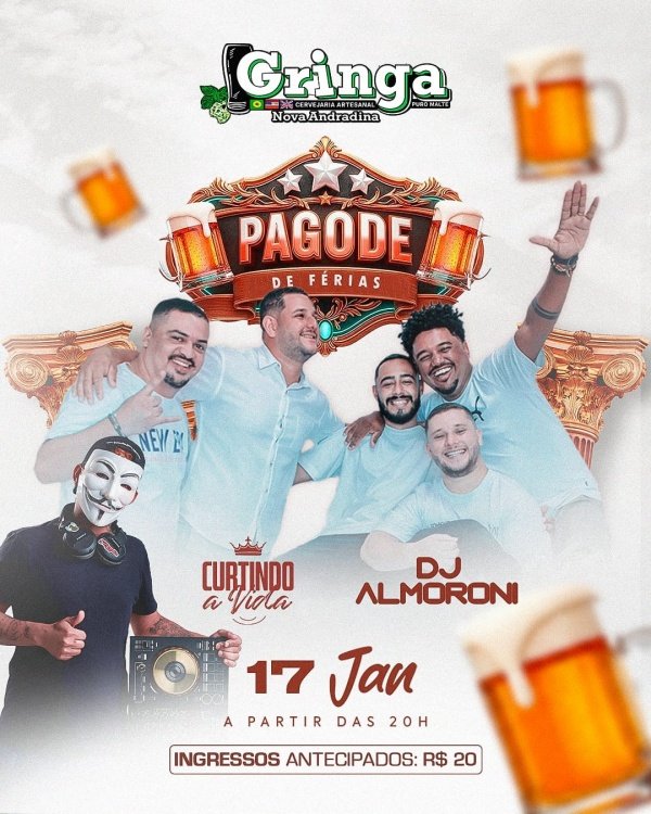 Imagem do evento Pagode de férias