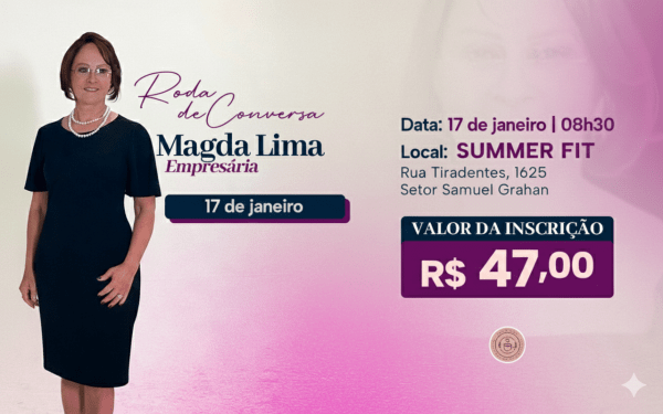 Imagem do evento Roda de Conversa | Magda Lima