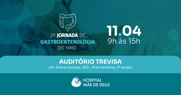 Imagem do evento 3º Jornada de Gastroenterologia do Hospital Mãe de Deus