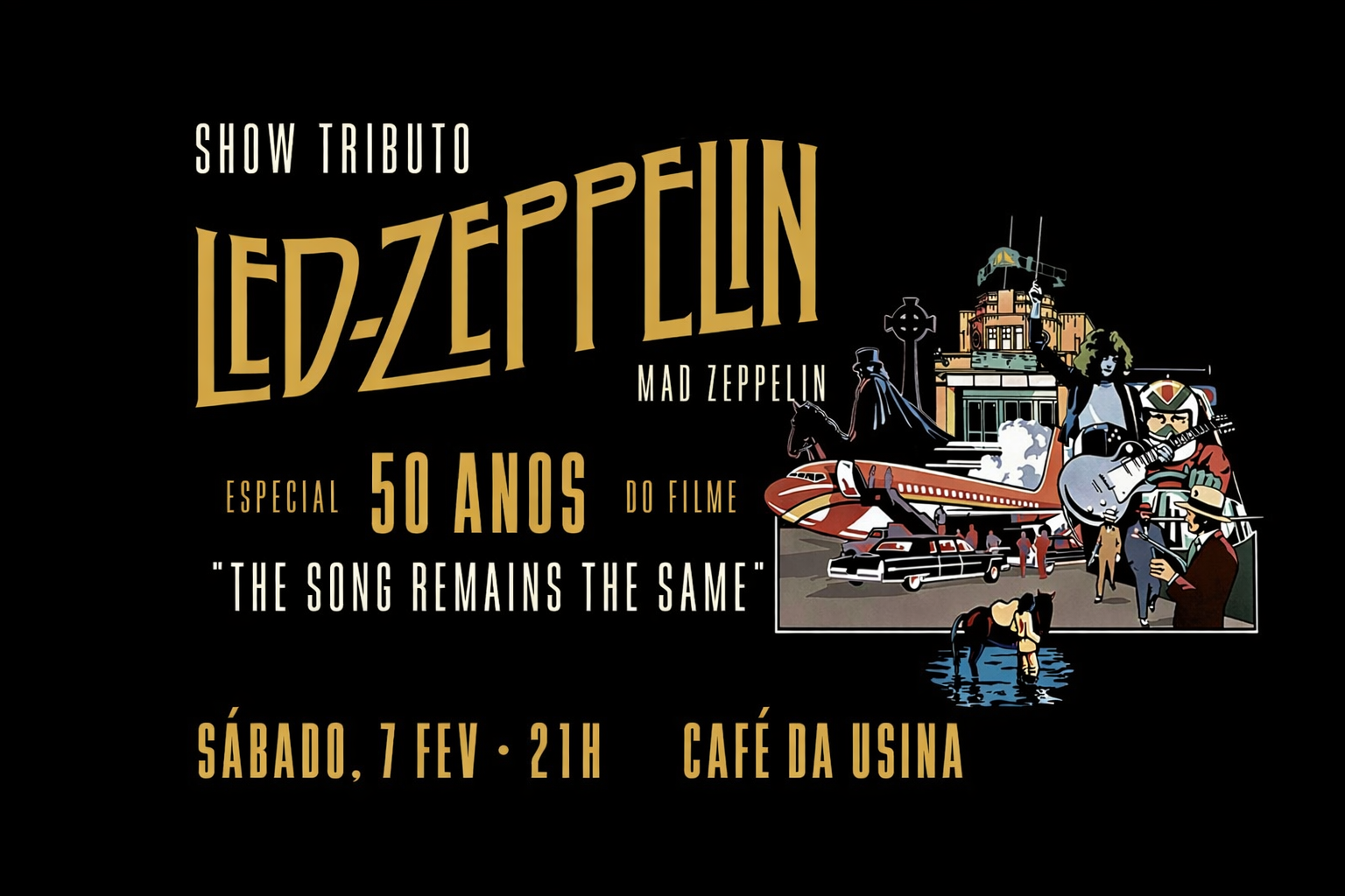 Mad Zeppelin - The Song Remains The Same - 50 anos - João Pessoa, PB