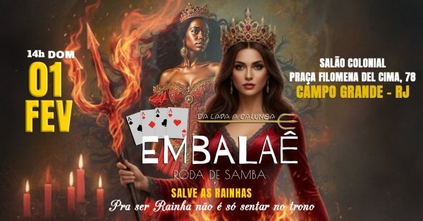 Imagem do evento Roda de Samba Embalaê - Salve as Rainhas