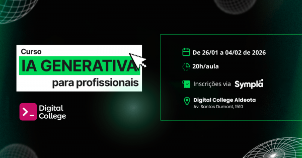 Imagem do evento CURSO | IA Generativa para Profissionais - Turma 12