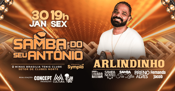 Imagem do evento ARLINDINHO - Dia 30 Minas Brasilia tenis Clube