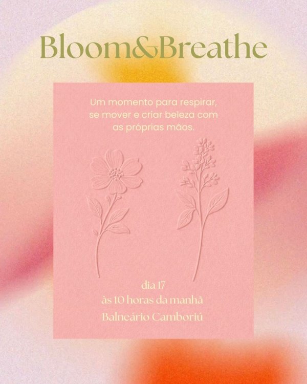 Imagem do evento Bloom&Breathe | voilà studio