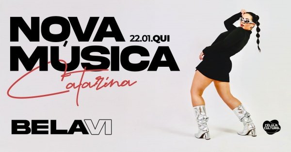 Imagem do evento 22/01(QUI) BelaVi - Nova Música Catarina