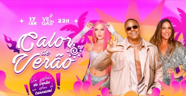 Imagem do evento CALOR DE VERÃO | Um gostinho do verão no ritmo do Carnaval