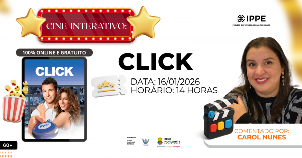 Imagem do evento Cine Interativo: Click
