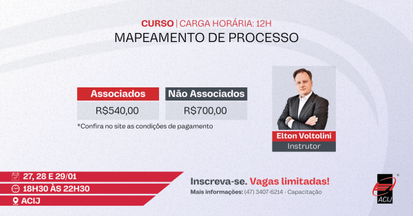 Imagem do evento MAPEAMENTO DE PROCESSO