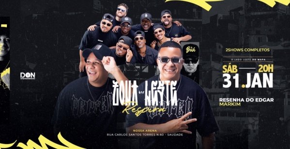 Imagem do evento A LESTE RESPIRA |1° DO ANO