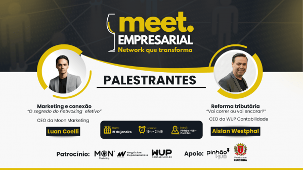 Imagem do evento Meet Empresarial - Curitiba - Pinhão HUB