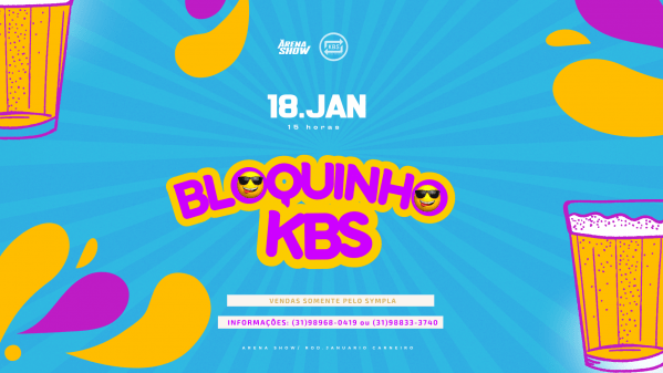 Imagem do evento BLOQUINHO DO KBS 2026