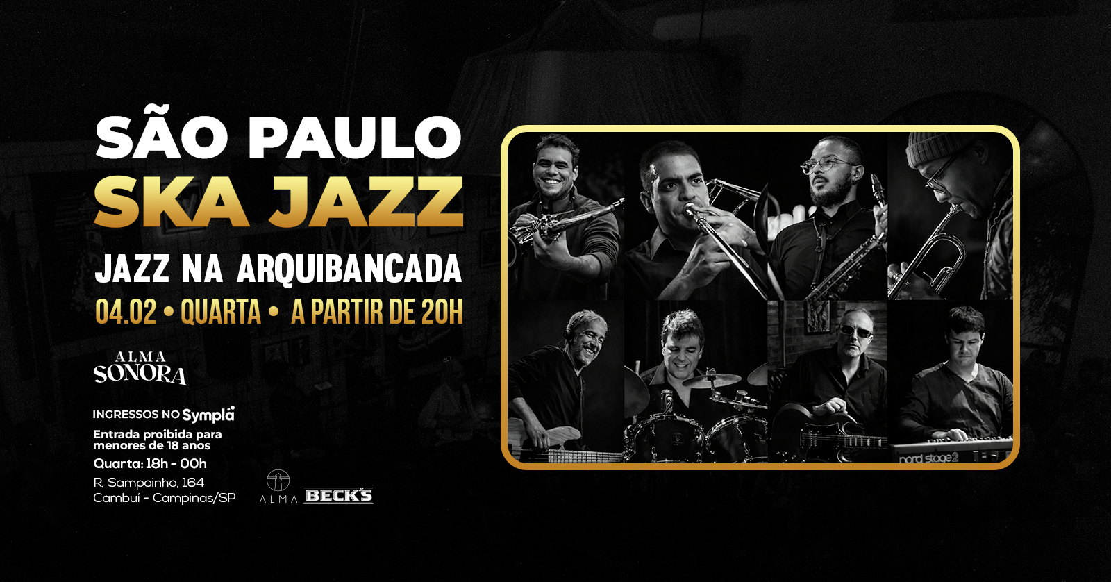 SÃO PAULO SKA JAZZ NO ALMA CAMPINAS | 04.02 - Campinas, SP