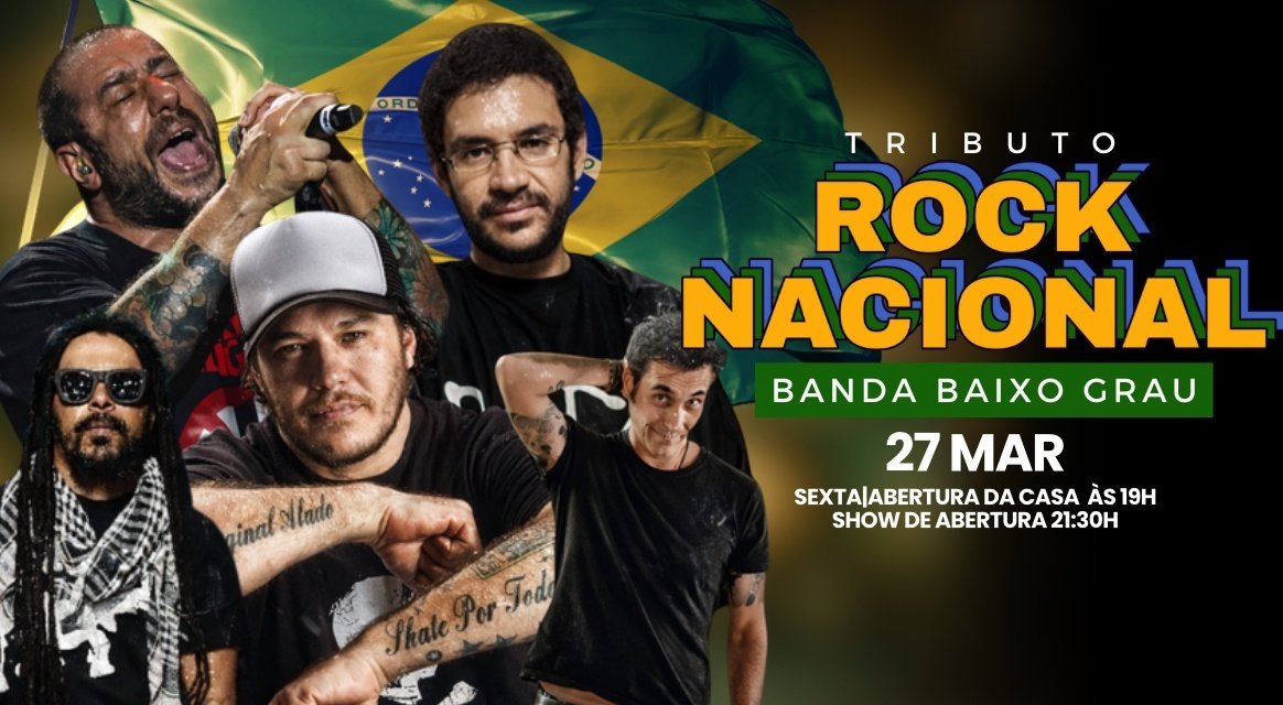 TRIBUTO AO ROCK NACIONAL -BANDA BAIXO GRAU