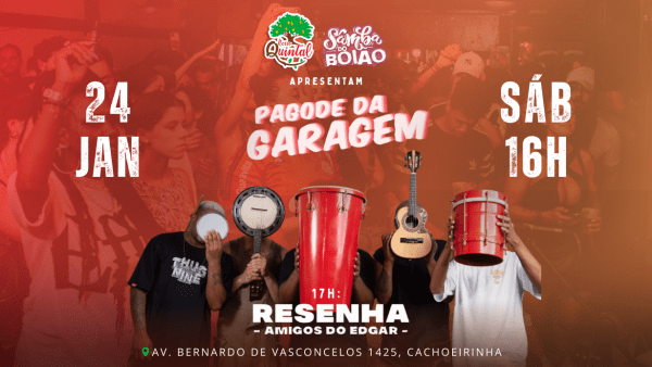 Imagem do evento SAMBA DO BOIÃO COM PAGODE DA GARAGEM
