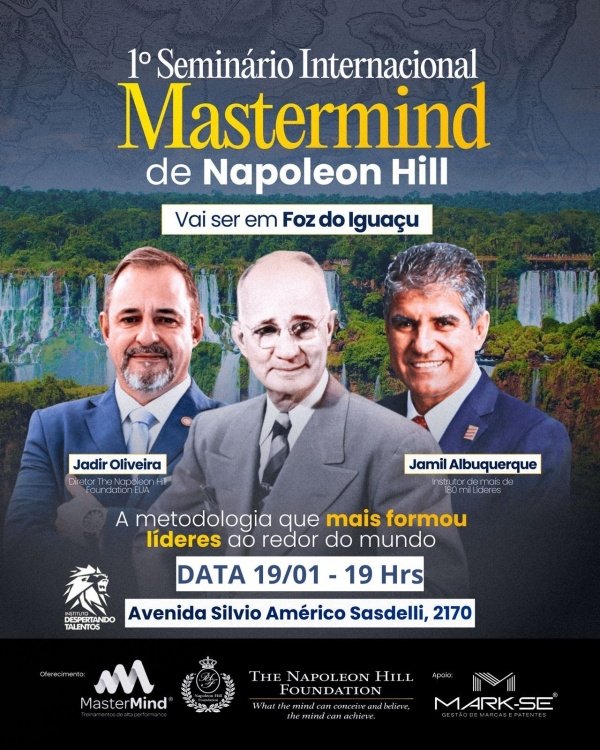 Imagem do evento Seminário Internacional MasterMind de Napoleon Hill