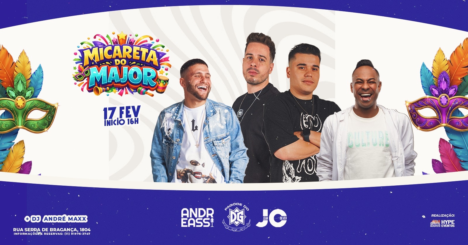 Micareta do Major - Pagode do DG, Andreassi e Jean Oliver - Quintal do Augusto - São Paulo, SP