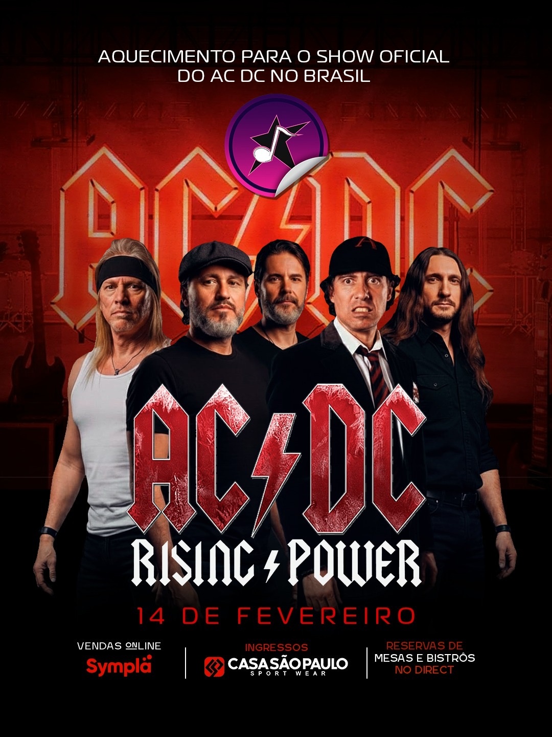 ACDC RISING POWER SP - Palmas, TO