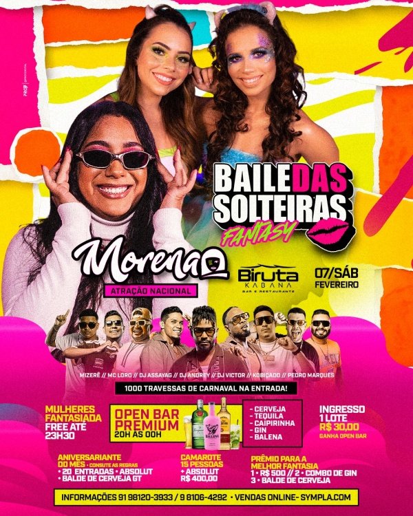 Imagem do evento BAILE DAS SOLTEIRAS FANTASY