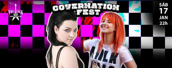 Imagem do evento COVERNATION FEST 10/01 - Especial Evanescence + Paramore - Toca do Jack