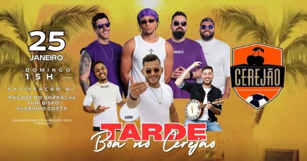 Imagem do evento TARDE Boa no Cerejão!