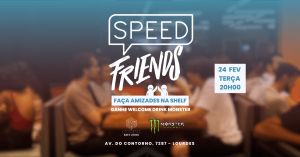 Imagem do evento Speed Friends na Shelf