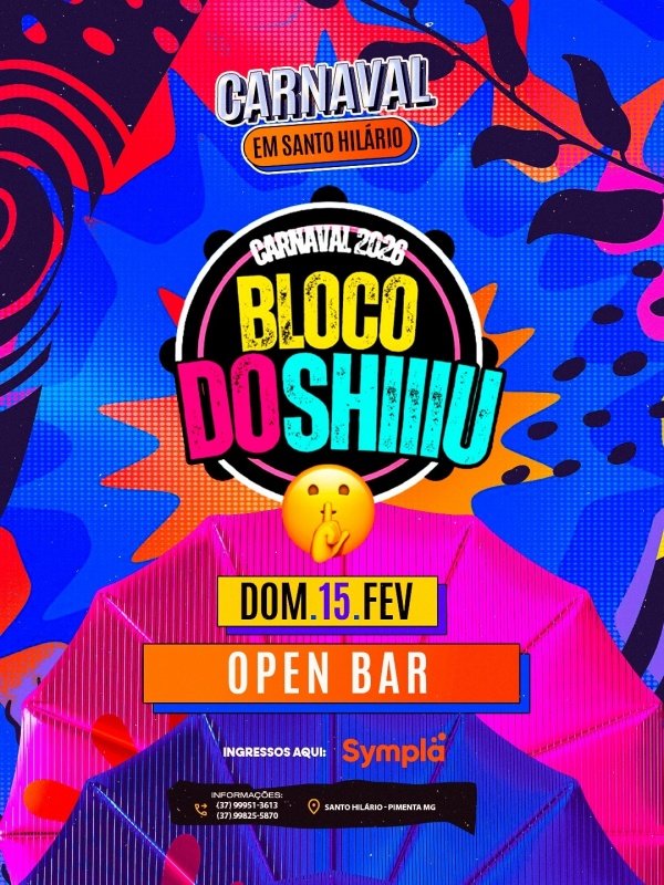 Imagem do evento CARNAVAL BLOCO DO SHIIIU 2026