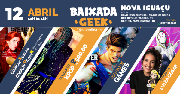 Imagem do evento BAIXADA GEEK 3° EDIÇÃO