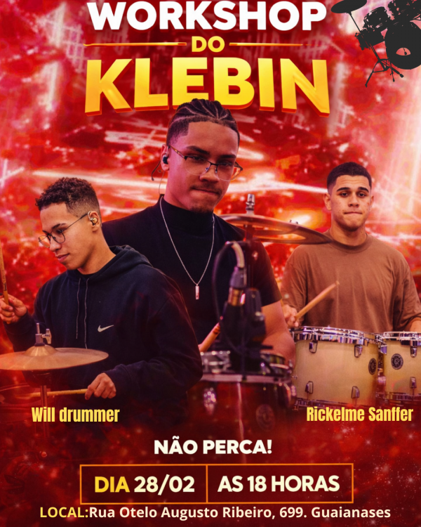 Imagem do evento WORKSHOP DO KLEBIN
