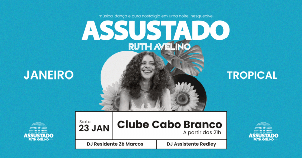 Imagem do evento Assustado Ruth Avelino - Janeiro 2026