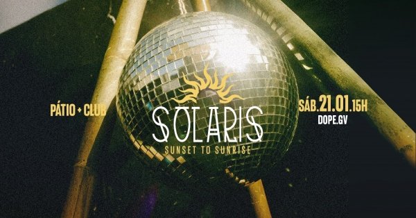 Imagem do evento SOLARIS com Claudinho Brasil