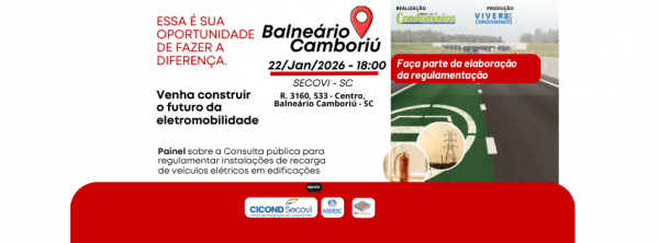 Imagem do evento Consulta Pública - Norma Técnica do Corpo de Bombeiros sobre carregamento de veículos elétrico