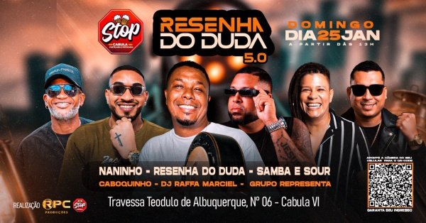 Imagem do evento RESENHA DO DUDA 5.0