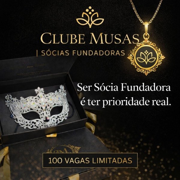 Imagem do evento SÓCIAS FUNDADORAS DO CLUBE MUSAS BAILE DE MÁSCARAS