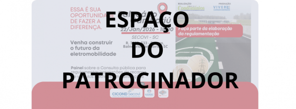 Imagem do evento PATROCÍNIO - Consulta Pública - Norma Técnica IN23