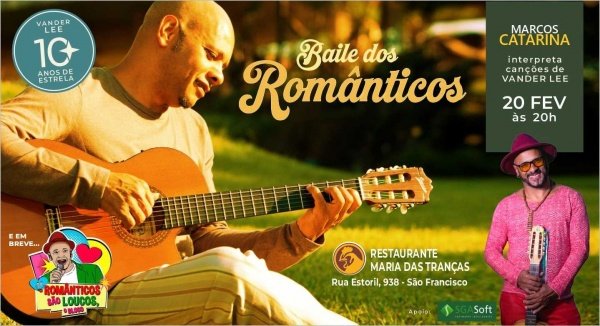 Imagem do evento TRIBUTO A VANDER LEE - BAILE DOS ROMÂNTICOS