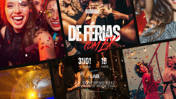 Imagem do evento DOMINA - de FÉRIAS com EX