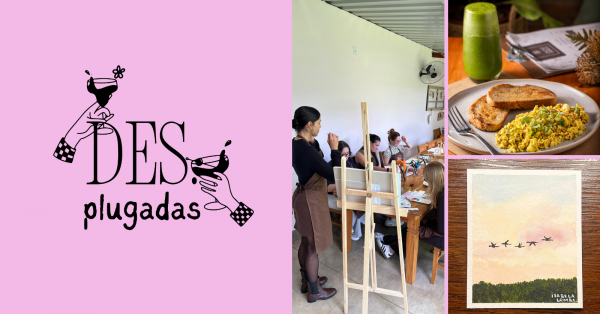 Imagem do evento Oficina de Aquarela + Brunch | Des.plugadas #15