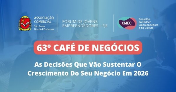 Imagem do evento 63° Café de Negócios Presencial